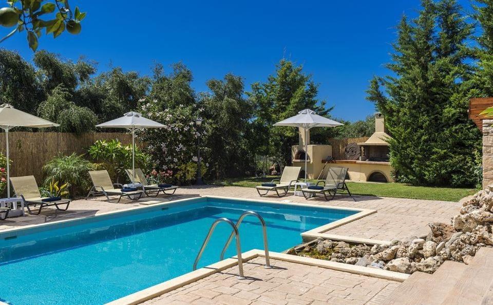 Exclusive Crete Villa Villa Citrus 3 Bedroom Private Pool Rethymnon Astérion Exterior foto